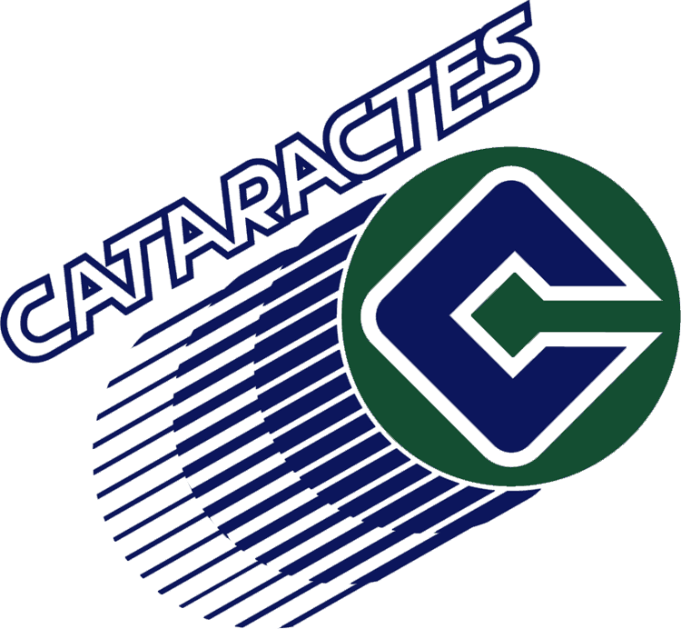 Shawinigan Cataractes 1990 91-1997 98 Primary Logo iron on paper